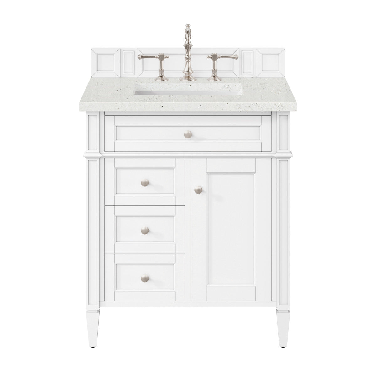 Brittany 30" Single Vanity in Bright White