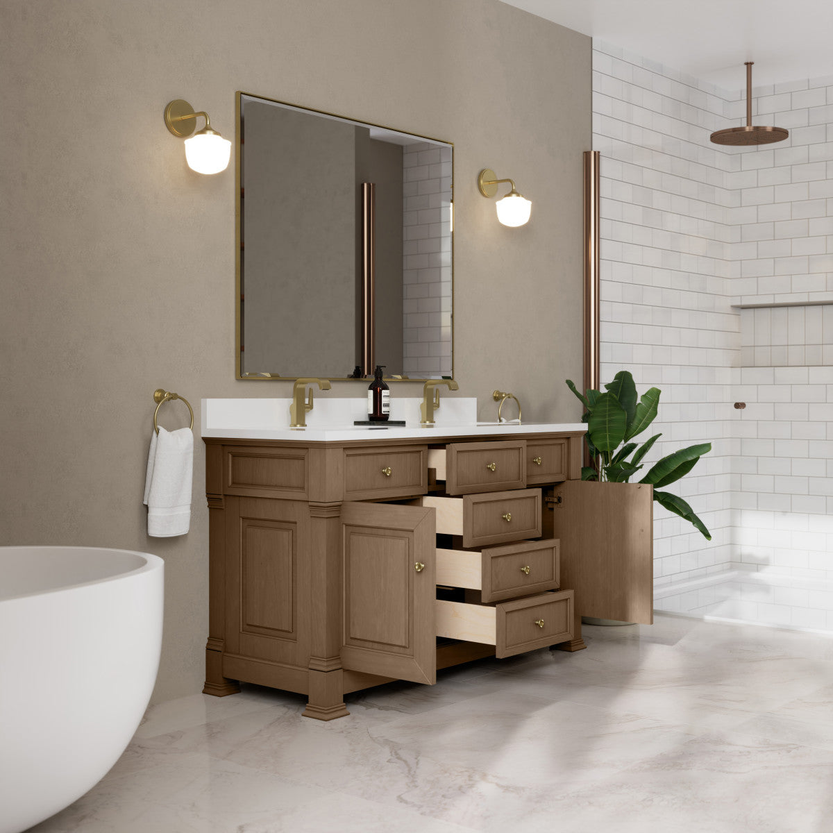 Brookfield 60" Double Vanity