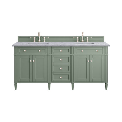 Brittany 72" Double Vanity Cabinet