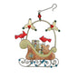 Cardinal Sleigh Ornament