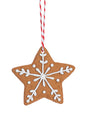Gingerbread Cookie Ornament - Star
