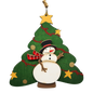 Cheerful Snowman Christmas Tree Ornament
