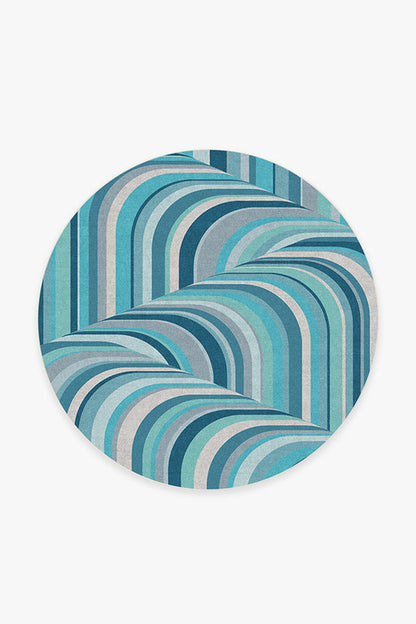 Jonathan Adler Waterfall Ocean Blue Tufted Rug | Home Decor | Kitchen + Metal