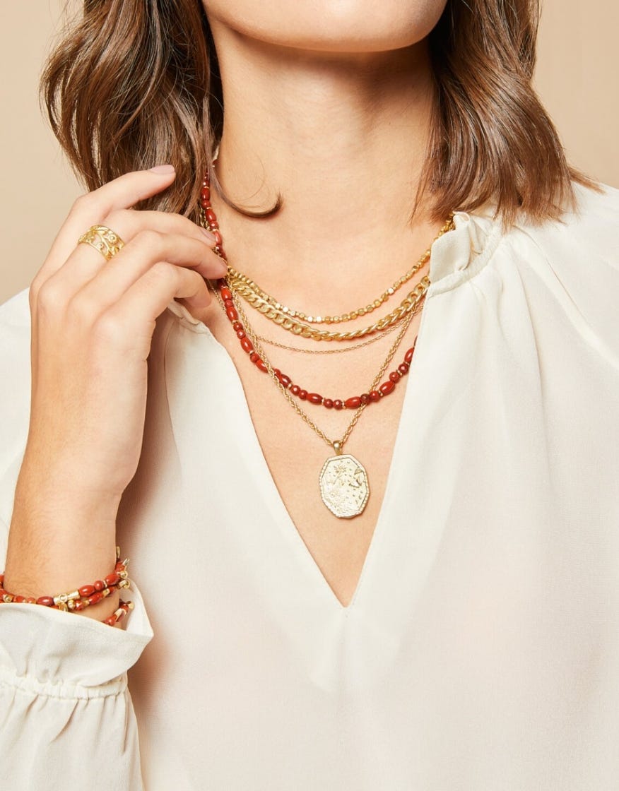 Josette Silk Ruffle Blouse - Buttercream