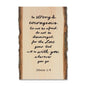 Joshua 1:9 Scripture On Wood Magnet - Bible Verse