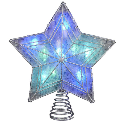 10-Light Color-Changing Star LED Treetop