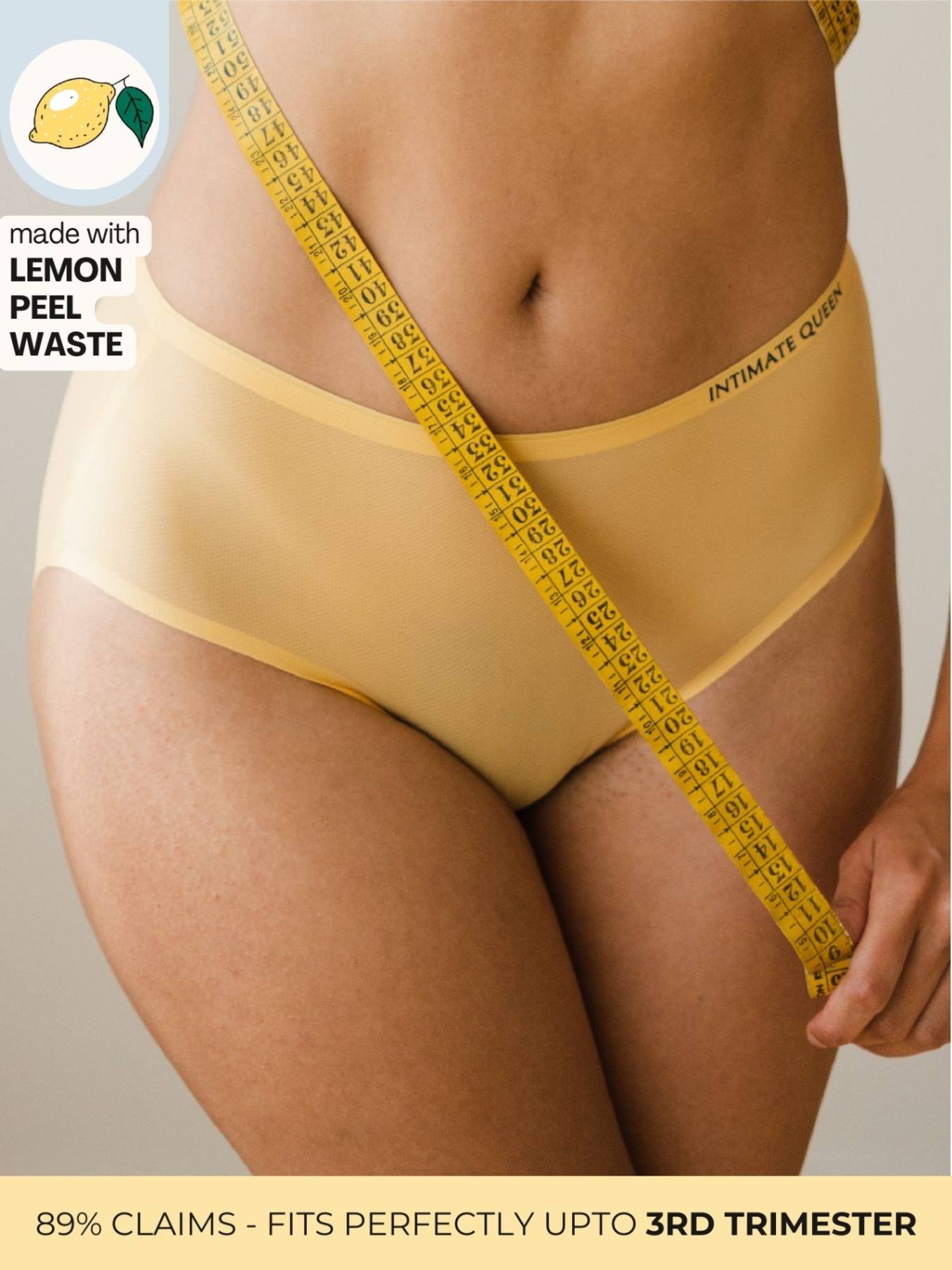 Lemon Bae Seamless Maternity Bikini Quick Dry Body Adaptive Undies