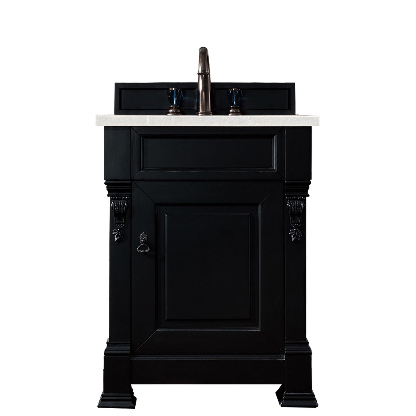 Brookfield 26" Single Vanity Cabinet, Antique Black