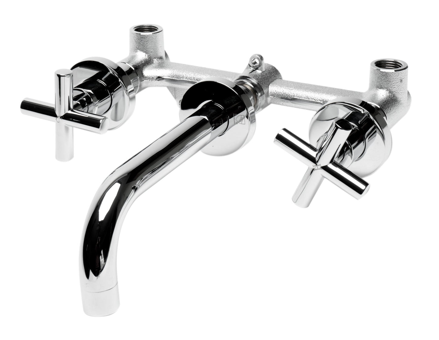ALFI brand AB1035 8" Widespread Wall-Mounted Cross Handle Faucet