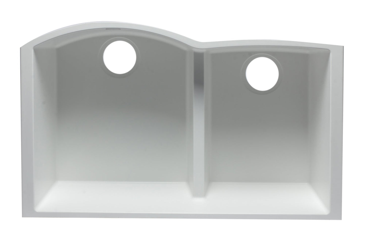 ALFI brand AB3320UM 33" Double Bowl Undermount Granite Composite Kitchen Sink