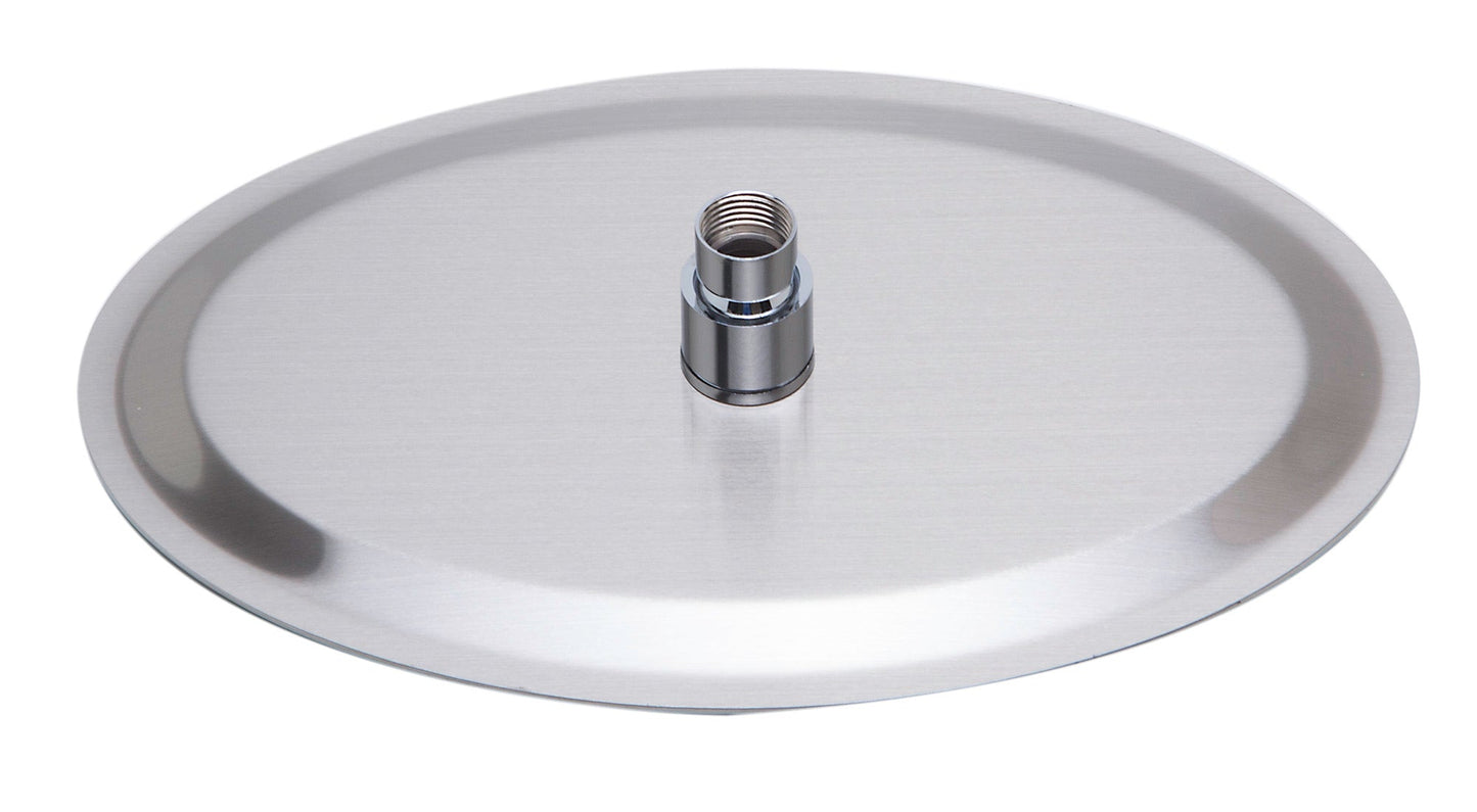 ALFI brand RAIN128 12" Oval Ultra Thin Rain Shower Head