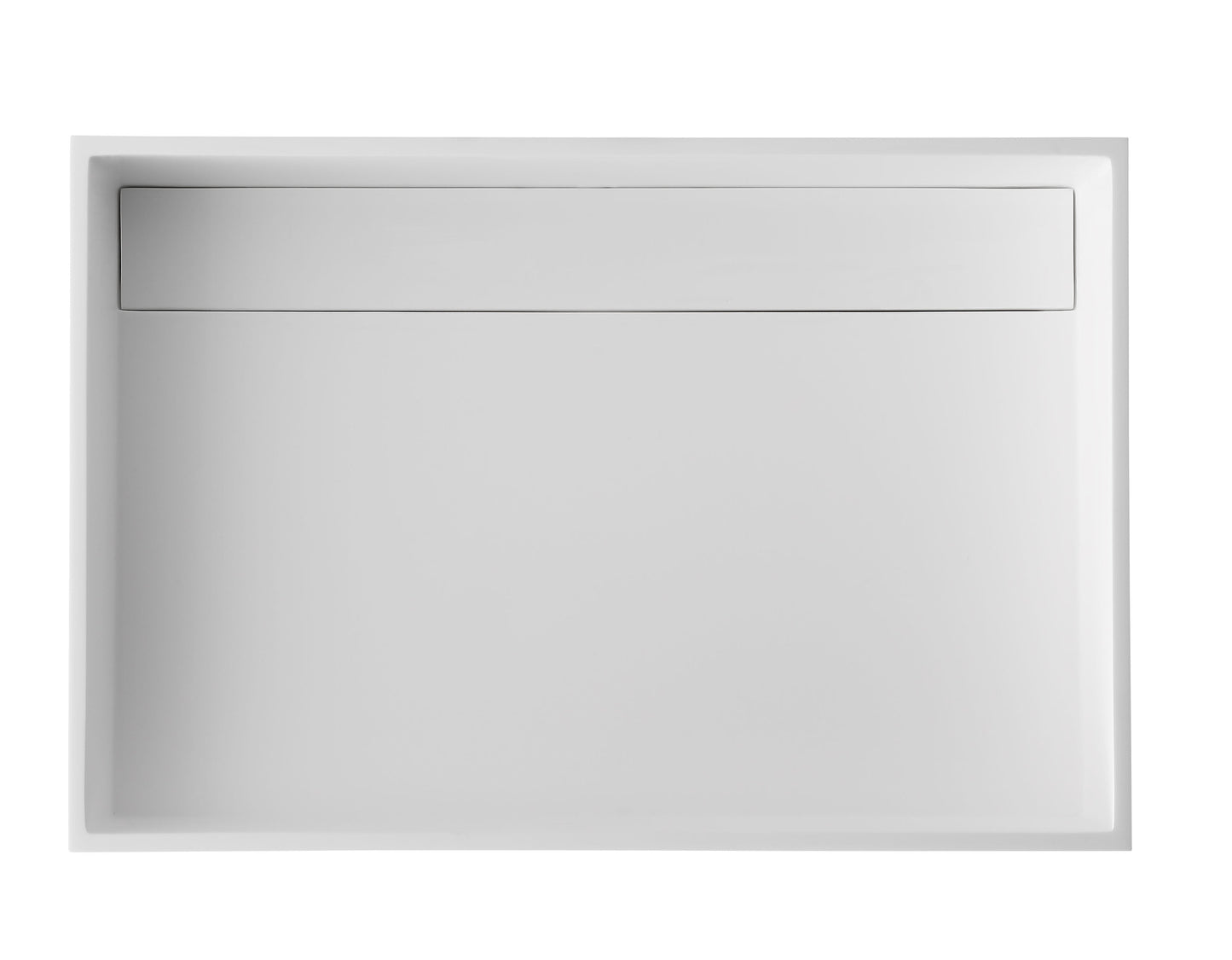 ALFI brand  ABRS2014 20" x 14" White Matte Solid Surface Resin Sink