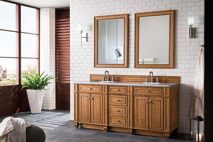 Bristol 72" Double Vanity Cabinet, Bright White