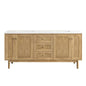 Laurent 72" Double Vanity Cabinet, Light Natural Oak