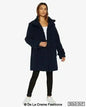 Julie High Neck Borg Teddy Coat