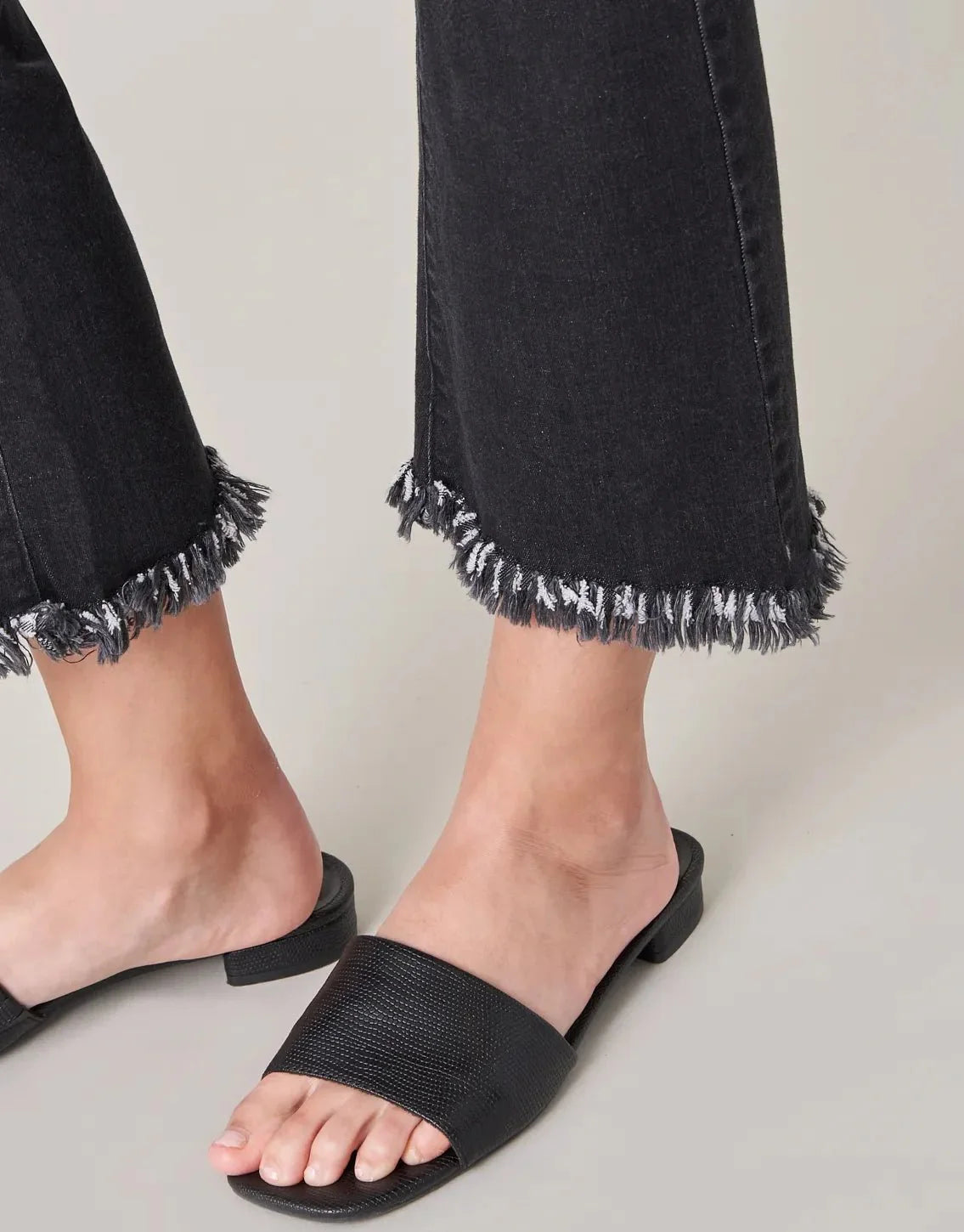 Juliette High Rise Denim Jeans - Charcoal Wash