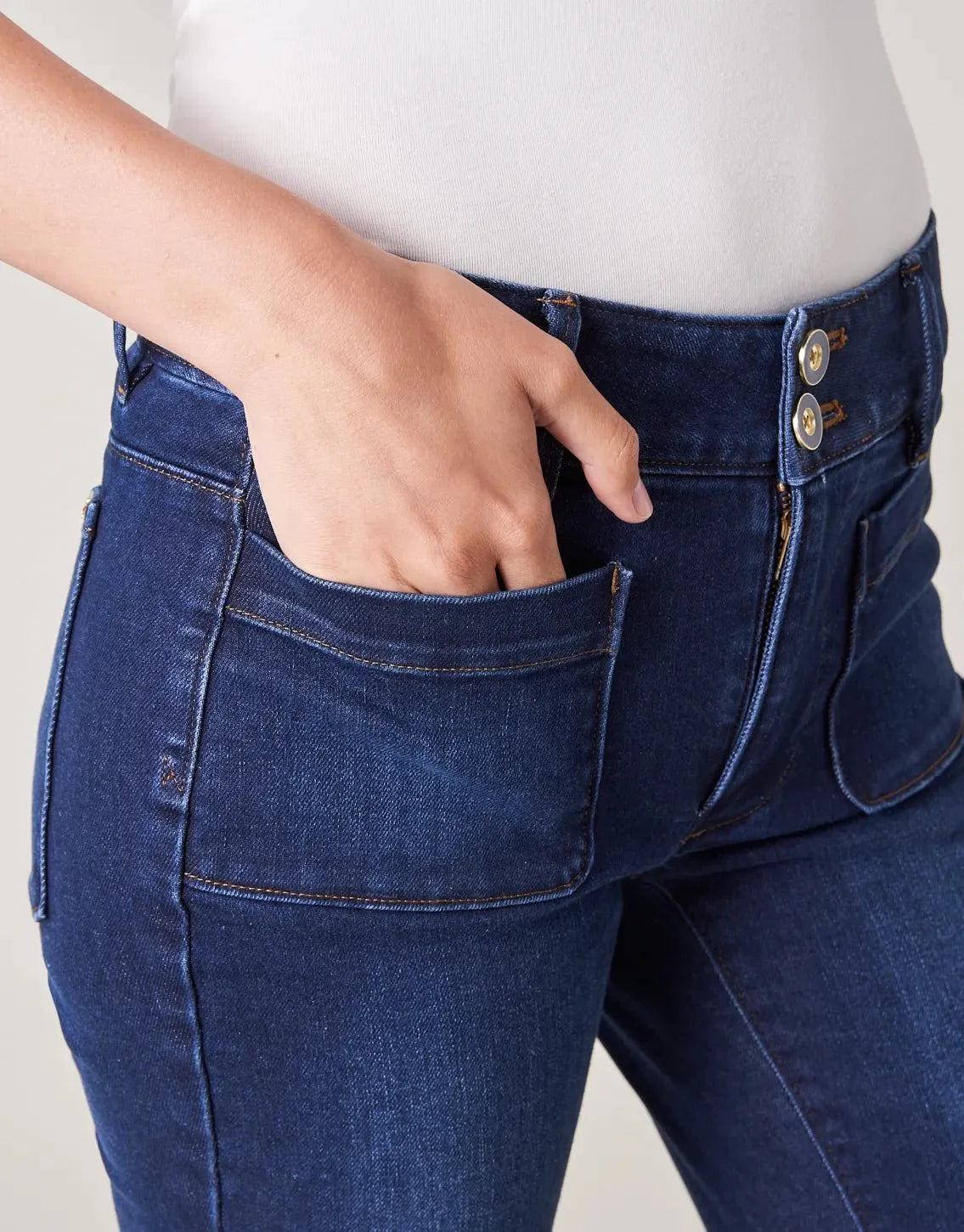 Juliette High Rise Denim Jeans - Ocean Palm Wash