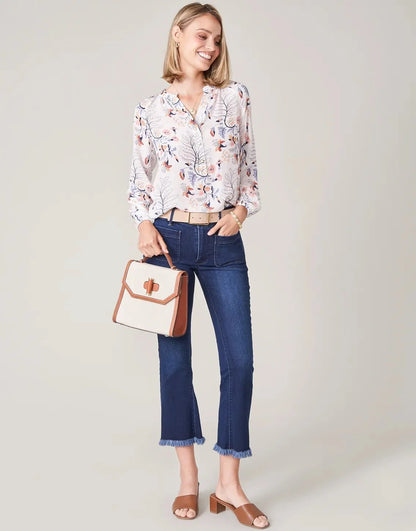Juliette High Rise Denim Jeans - Ocean Palm Wash
