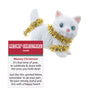 Meowy Christmas Cat Charm - Gold