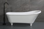 ALFI brand  AB9960 67" White Matte Clawfoot Solid Surface Resin Bathtub