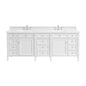 Brittany 84" Double Vanity in Bright White