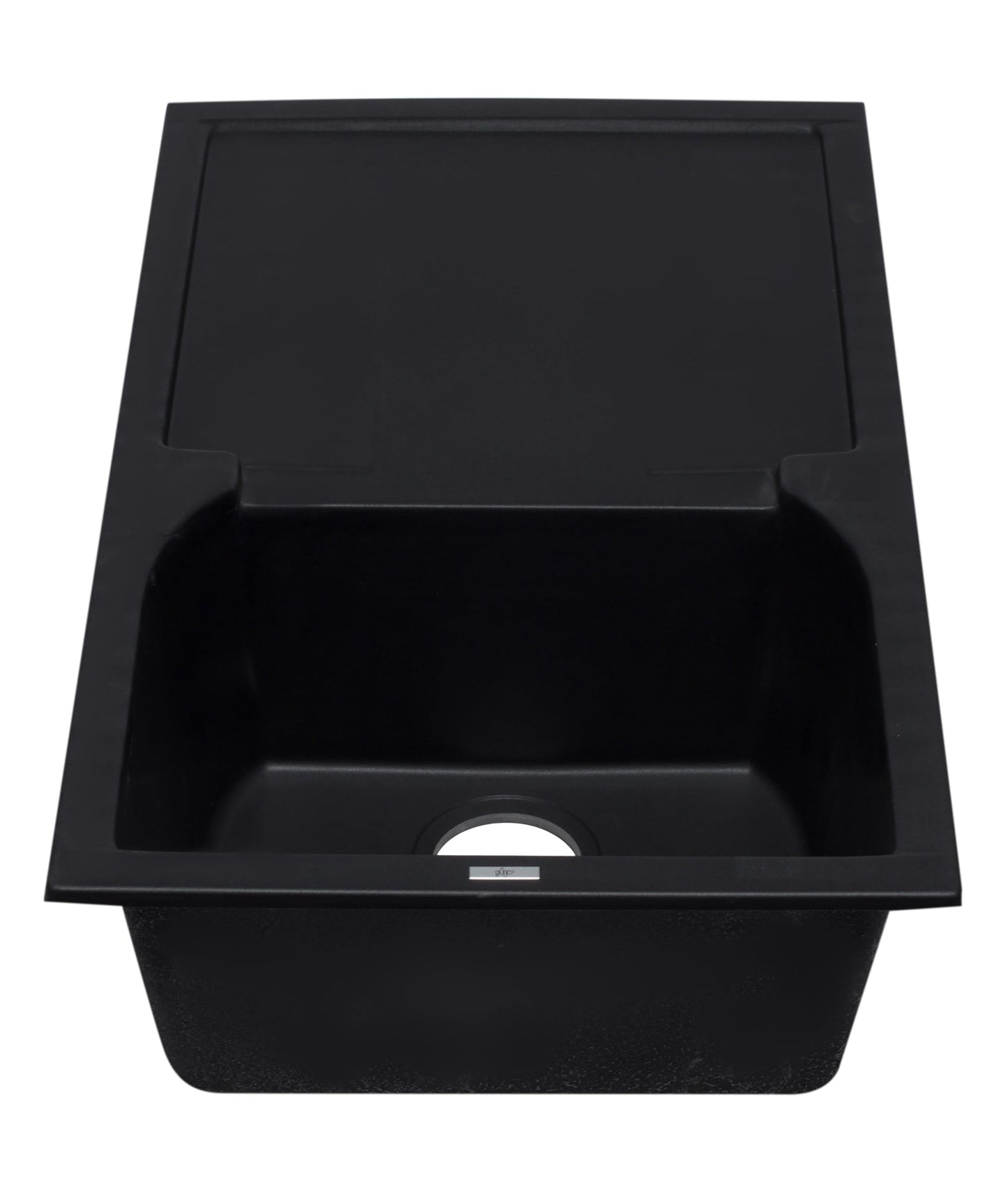 ALFI brand AB1620DI 34" Single Bowl Granite Composite Kitchen Sink with Drainboard