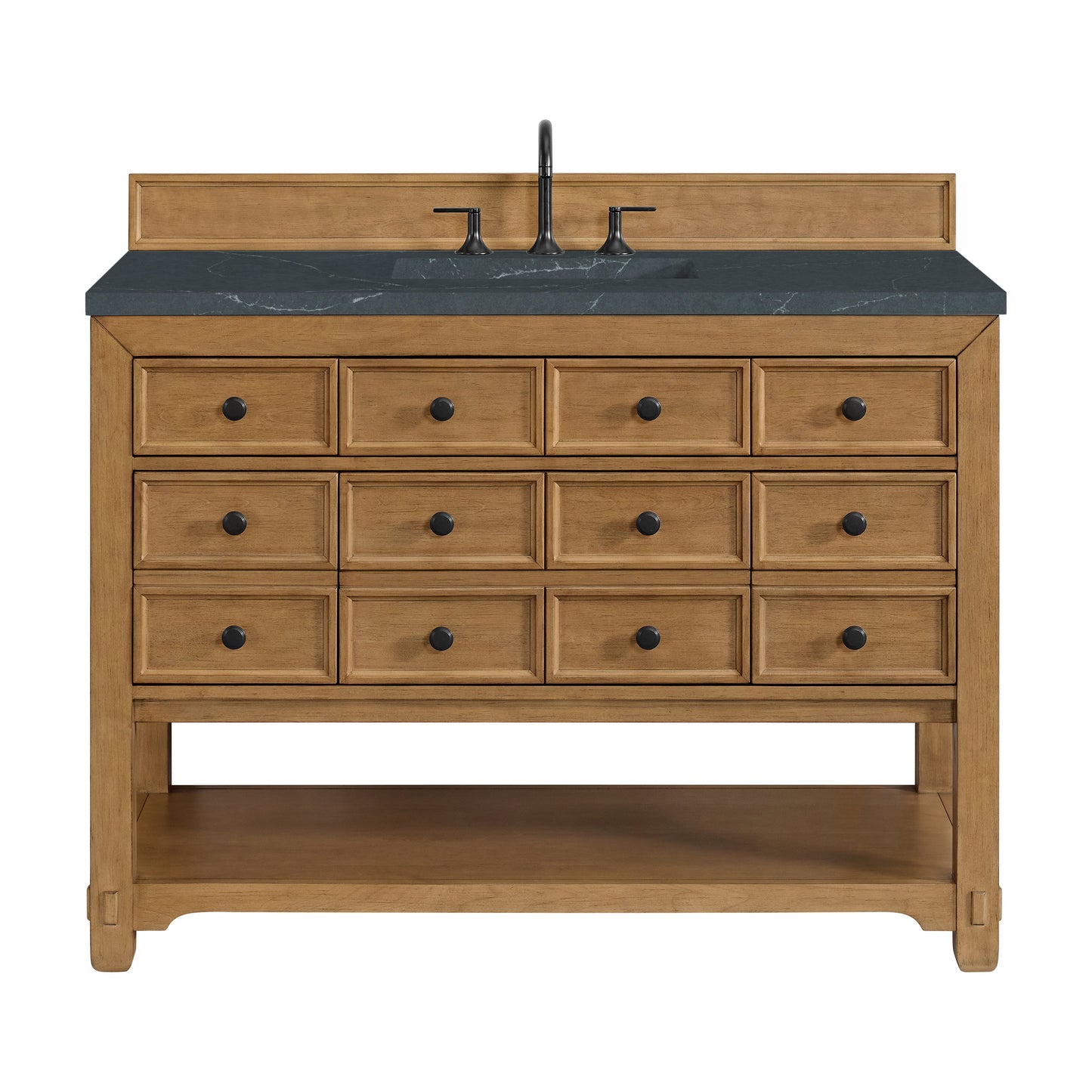 Malibu 48" Single Vanity, Amber Birch