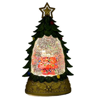 Lighted Snoopy Shimmer Tree- Snoopy On Dog House