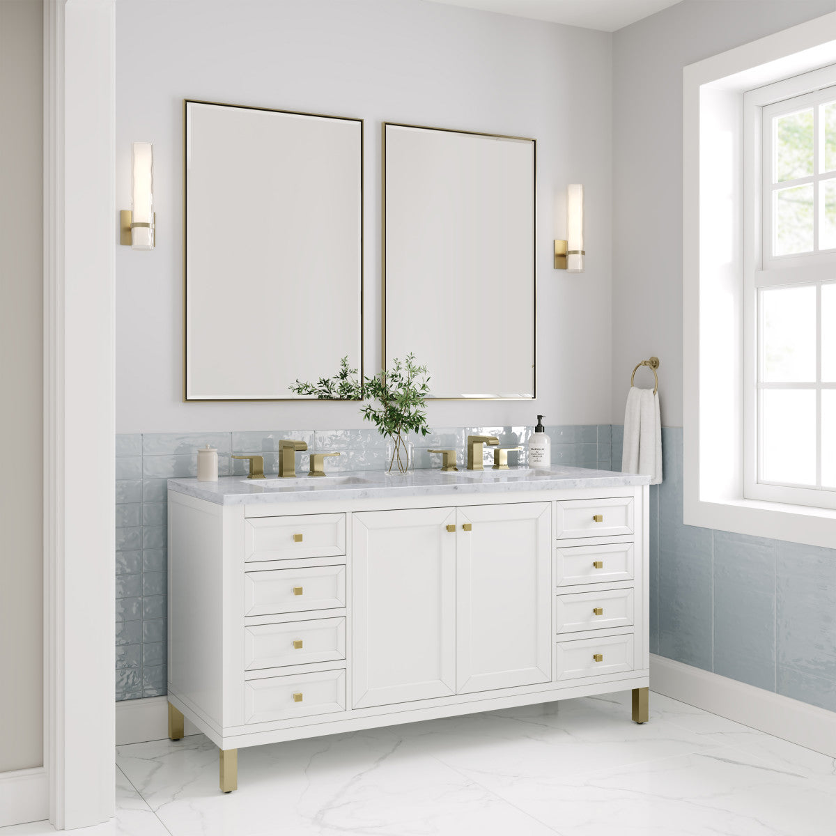 Chicago 60" Double Vanity
