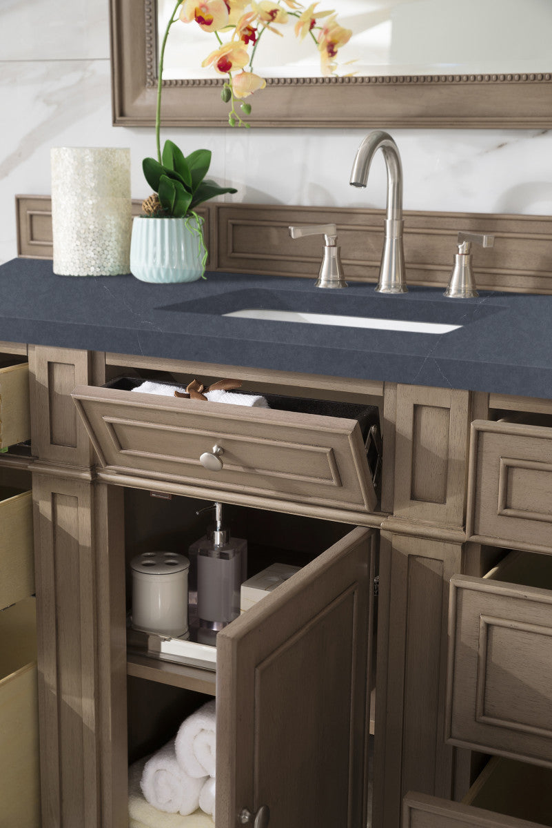 Bristol 60" Single Vanity Cabinet, Bright White