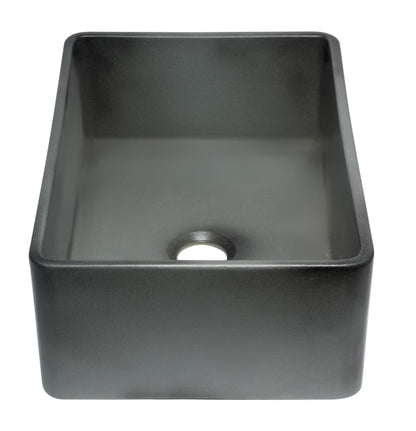 ALFI brand  ABCO3020SB Concrete Color 30 inch Reversible Single Fireclay Farmhouse Kitchen Sink