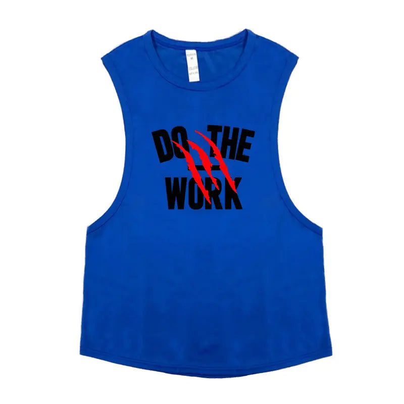 Breathable Cotton Men's Vest for Gym Training