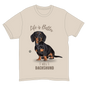 Life is Better with a Dachshund Black T-Shirt -