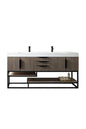 Columbia 72" Double Vanity Cabinet