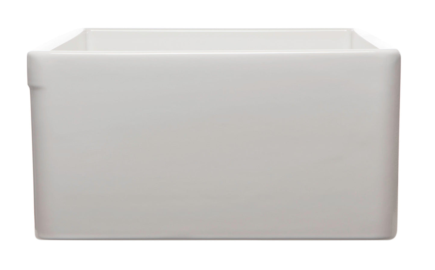 ALFI brand AB532 AB532-W 33" White Single Bowl Fluted Apron Fireclay Farm Sink