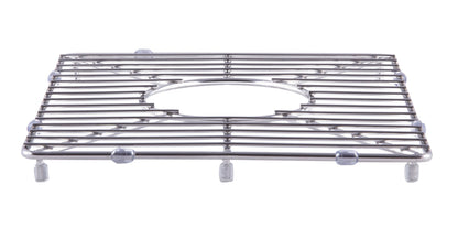 ALFI brand  ABGR3618S Stainless steel kitchen sink grid for small side of AB3618DB. AB3618ARCH