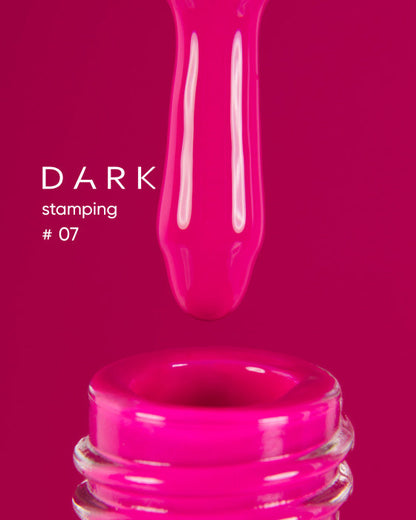 DARK STAMPING POLISH CRIMSON №07, 8 ML  Article : S007