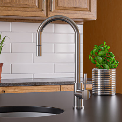 ALFI brand AB2028 Single Hole Pull Down Kitchen Faucet