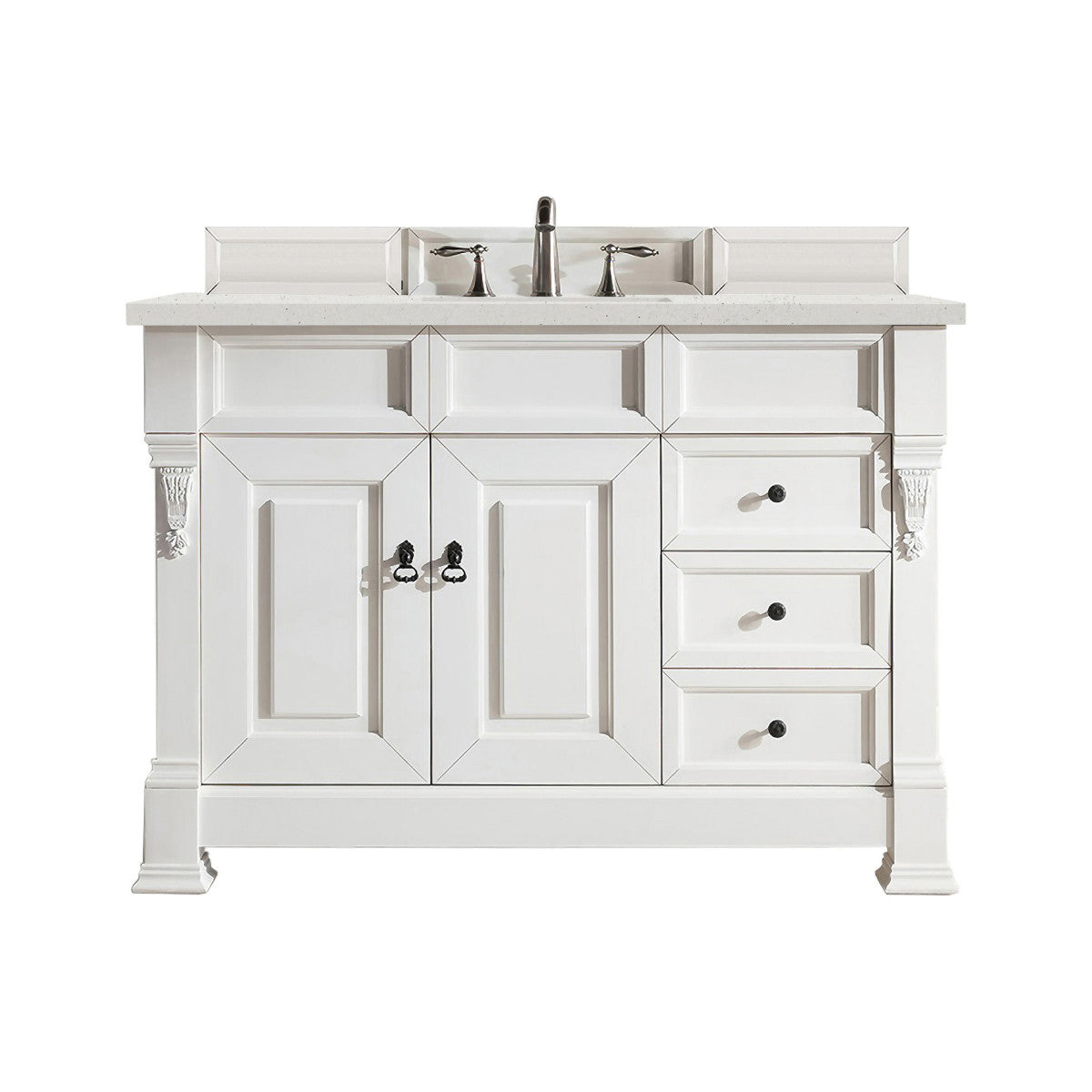 Brookfield 48" Single Vanity Cabinet, Bright White
