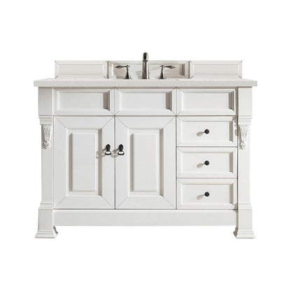 Brookfield 48" Single Vanity Cabinet, Bright White