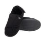 Happy Touch Diabetic Slippers For Women Lymphedema Shoes Edema Shoes For Swollen Feet Indoor and Outdoor Diabetic Velcro Slippers For Women Non Slip House Slippers For Woman (Black 8)