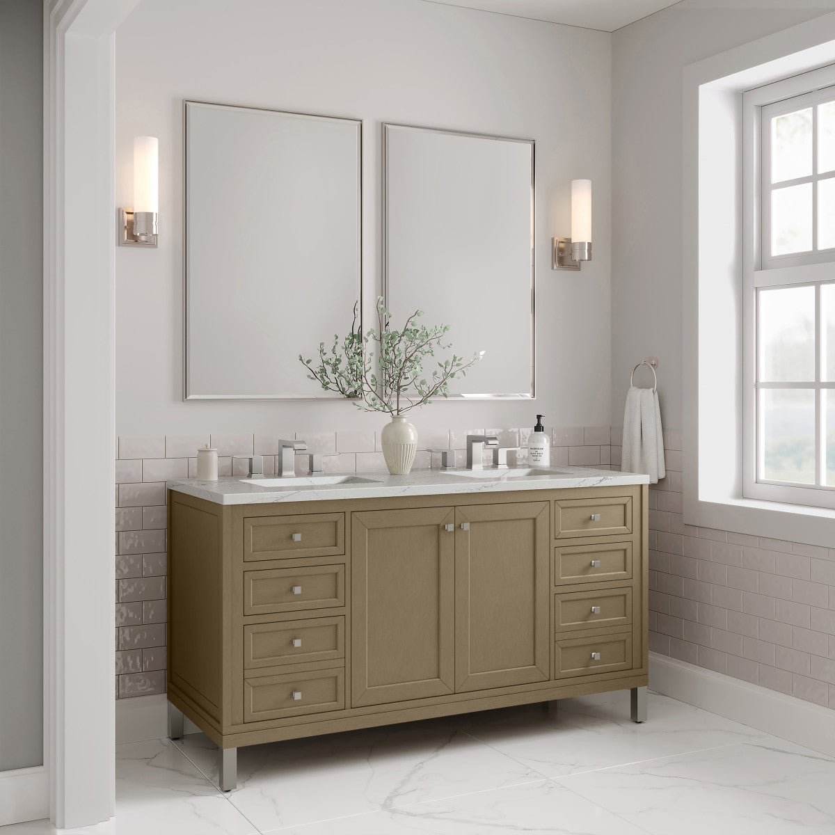 Chicago 60" Double Vanity