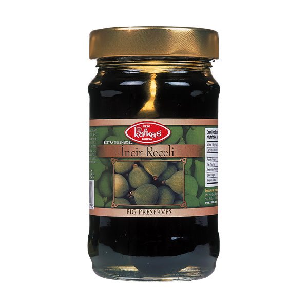 Premium Kafkas Fig Preserves - Rich Flavor, All-Natural Ingredients, 12 Oz Jar