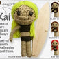 Kai Girl the Surfer String Doll Keychain