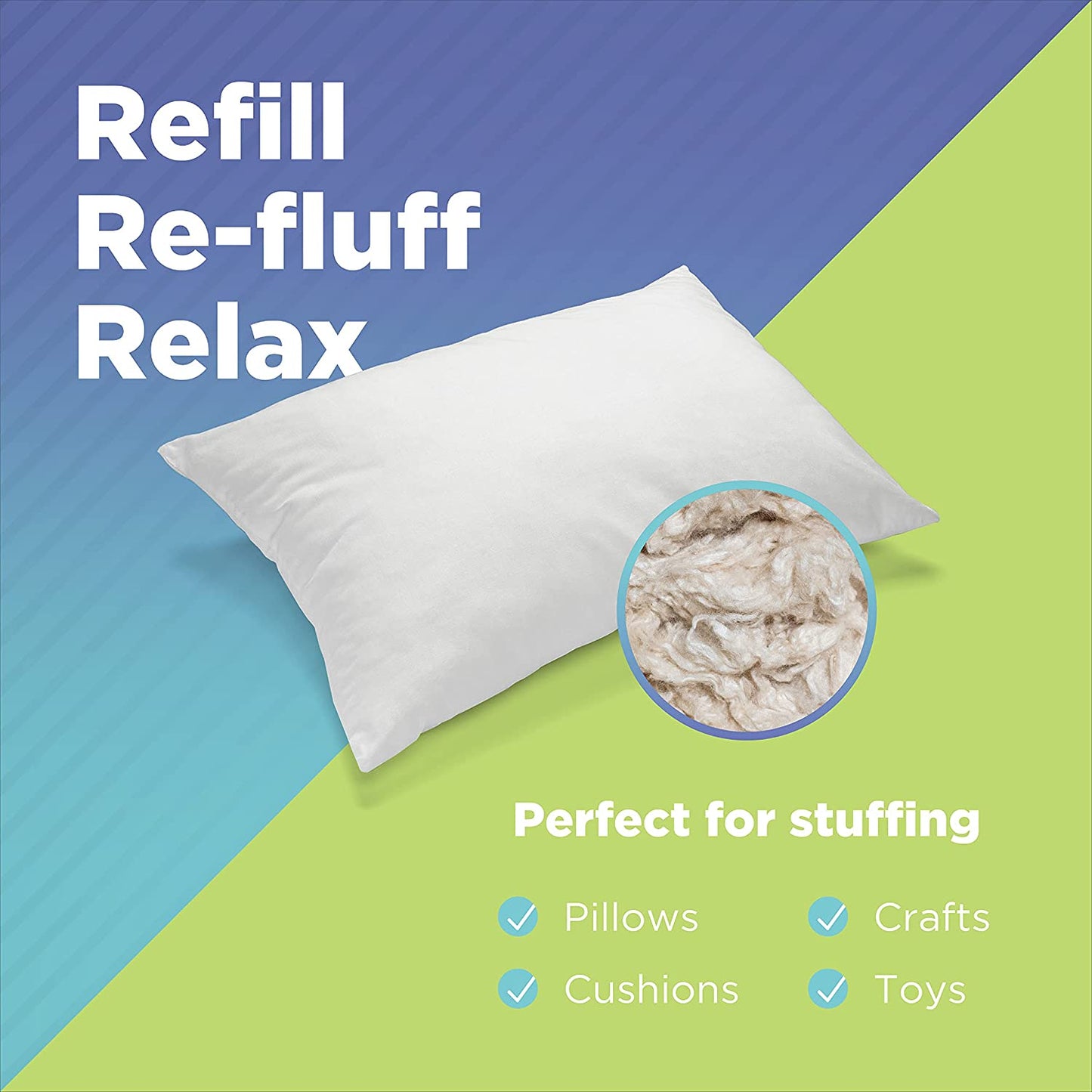 Kapok Fiber Fill Stuffing - Organic