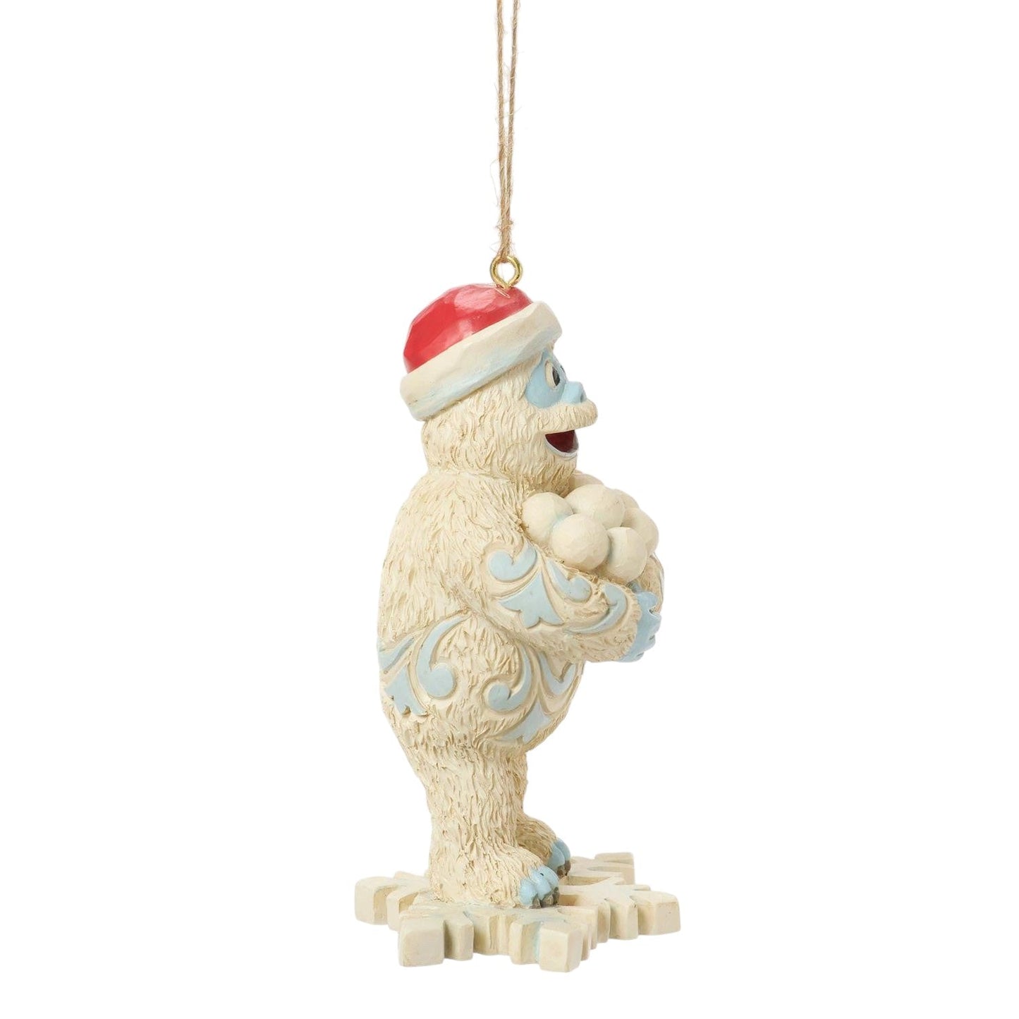 Bumble on Snowflake Ornament