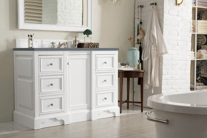 De Soto 48" Single Vanity Cabinet, Bright White