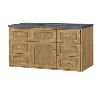 Laurent 48" Single Vanity Cabinet, Light Natural Oak