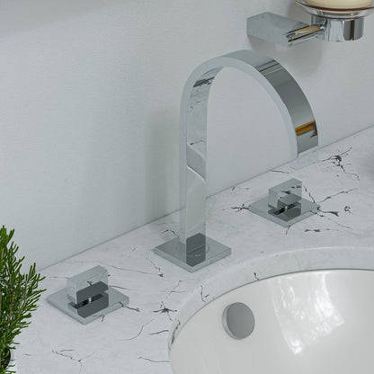 ALFI brand AB1336 Gooseneck Widespread Bathroom Faucet