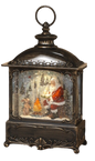 Enchanted Santa Snow Globe Lantern -
